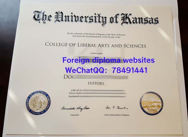University of Kansas Diploma Sample University of Kansas Bachelor's and Master's Degree University of Kansas Graduate Certificate ��������˹��ѧ��ҵ֤����